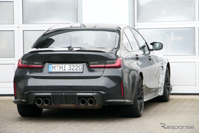 BMW M3 CS(仮)プロトタイプ(スクープ写真)