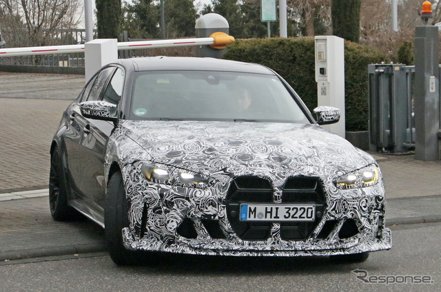 BMW M3 CS(仮)プロトタイプ(スクープ写真)