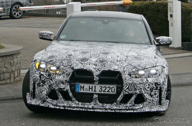 BMW M3 CS(仮)プロトタイプ(スクープ写真)