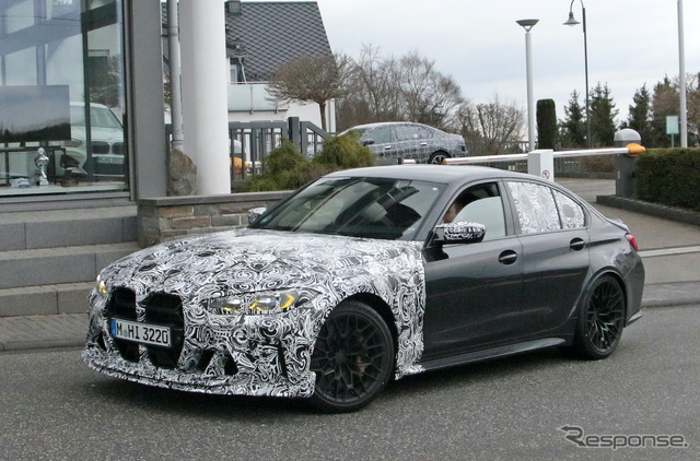 BMW M3 CS(仮)プロトタイプ(スクープ写真)