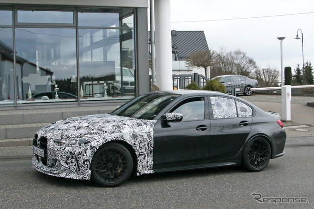 BMW M3 CS(仮)プロトタイプ(スクープ写真)