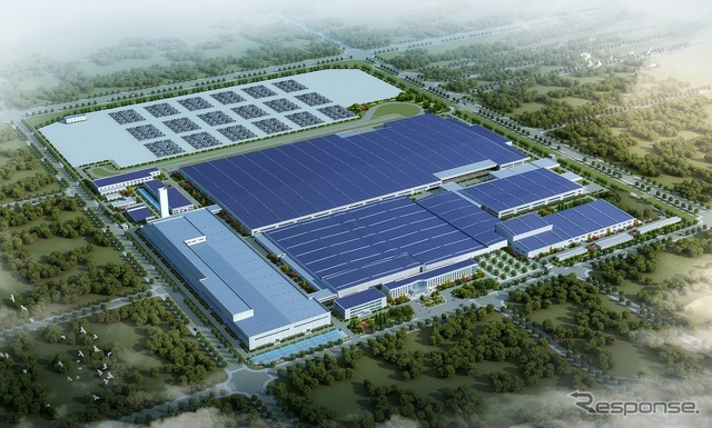 東風ホンダ EV専用工場俯瞰図