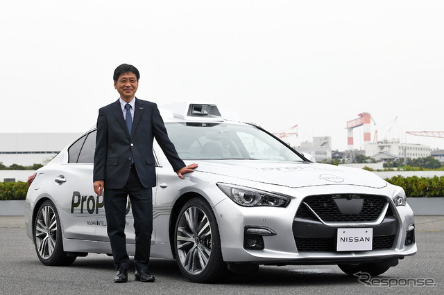 日産自動車 電子技術・システム技術開発本部 AD&ADAS先行技術開発部 戦略企画グループ部長の飯島徹也さん