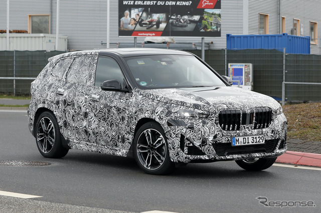 BMW X1 次期型プロトタイプ(スクープ写真)