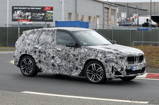 BMW X1 次期型プロトタイプ(スクープ写真)