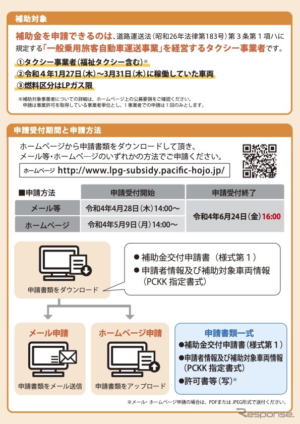 クシー事業者に対する燃料価格激変緩和対策