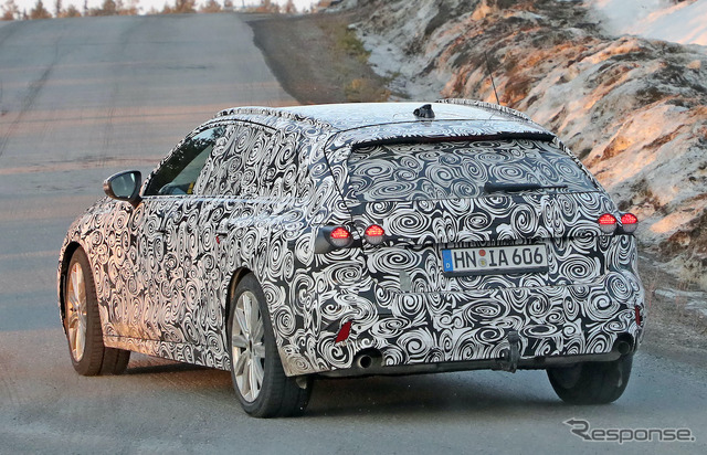 アウディ A4アバント 次期型プロトタイプ(スクープ写真)