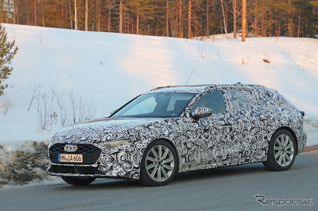 アウディ A4アバント 次期型プロトタイプ(スクープ写真)