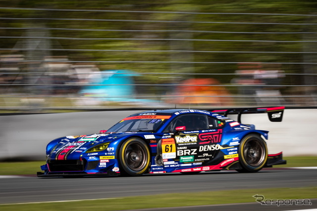 GT300クラス3位の#61 SUBARU BRZ R&D SPORT(井口卓人/山内英輝)