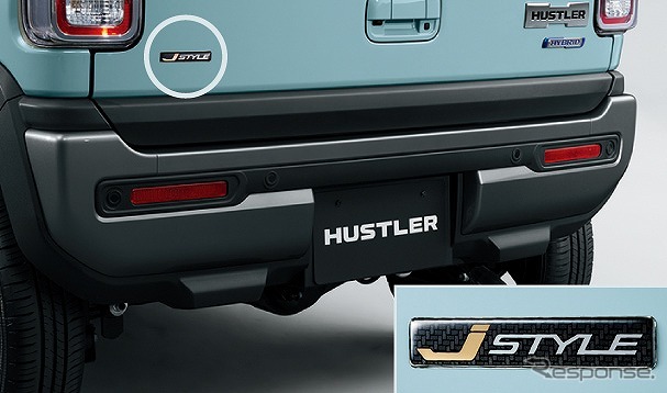スズキ ハスラー JスタイルII J STYLE エンブレム(バックドア)
