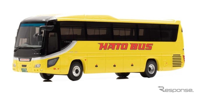 はとバス(031号車)いすゞ ガーラスーパーハイデッカー(1/64スケールモデル)
