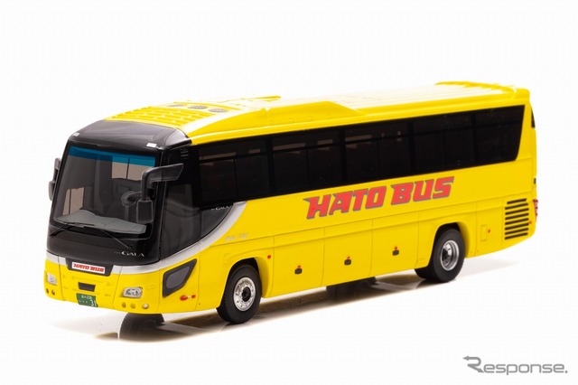 はとバス(031号車)いすゞ ガーラスーパーハイデッカー(1/64スケールモデル)