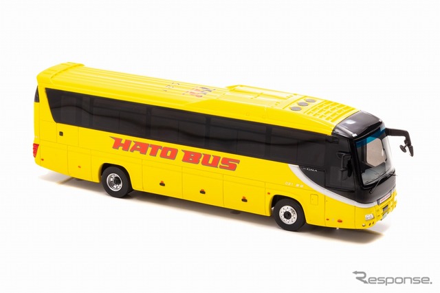 はとバス(031号車)いすゞ ガーラスーパーハイデッカー(1/64スケールモデル)