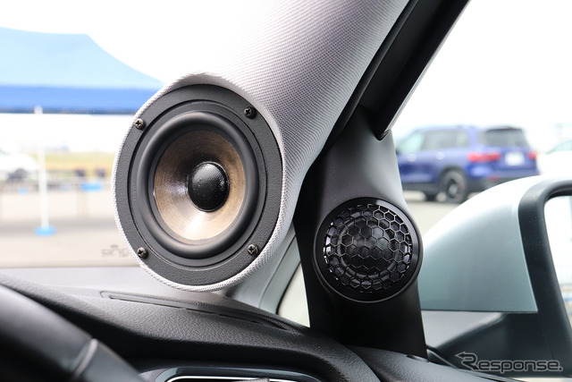 ハイエンドシステムが搭載されたオーディオカーの一例(製作ショップ:カーオーディオクラブ<大阪府>)。