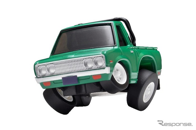 4つのタイヤはそれぞれ独立して上下左右に動く (c) TOMY