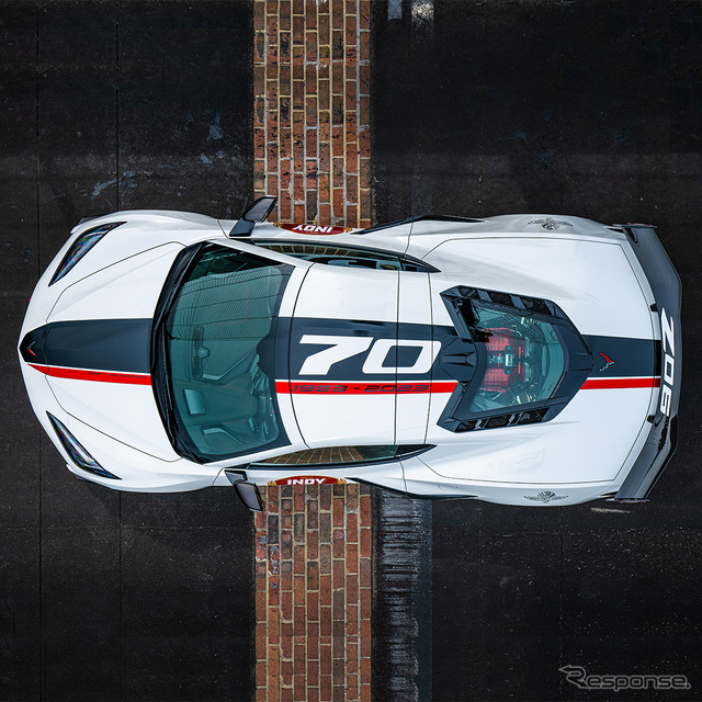 シボレー・コルベット Z06 新型の「70thアニバーサリーエディション」のインディ500ペースカー