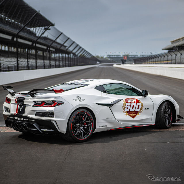 シボレー・コルベット Z06 新型の「70thアニバーサリーエディション」のインディ500ペースカー