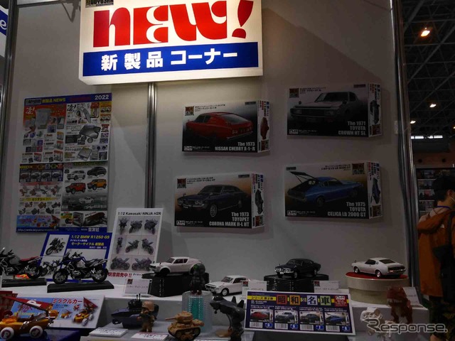 童友社の新作はかつてのモデルの焼き直し。ここでも昭和の旧車が幅を利かせる