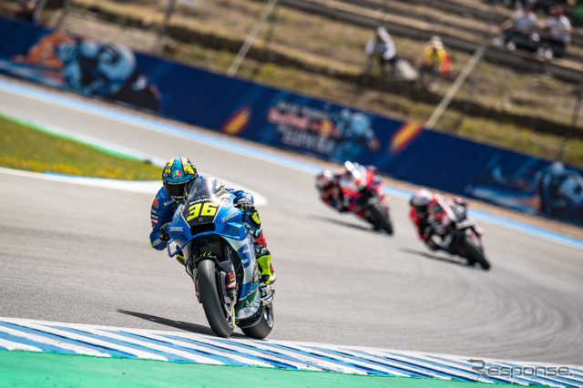 ミル（スズキ）、MotoGPスペインGPフリー走行（4月29日）