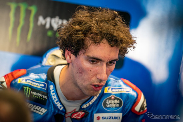 リンス（スズキ）、MotoGPスペインGPフリー走行（4月29日）