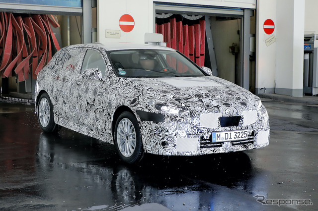 BMW 1シリーズ 改良新型プロトタイプ(スクープ写真)