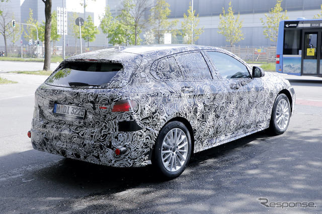 BMW 1シリーズ 改良新型プロトタイプ(スクープ写真)