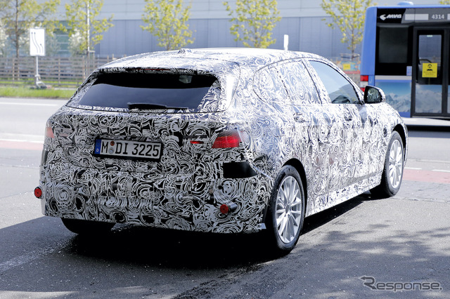 BMW 1シリーズ 改良新型プロトタイプ(スクープ写真)