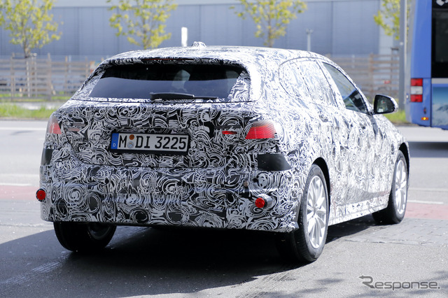 BMW 1シリーズ 改良新型プロトタイプ(スクープ写真)