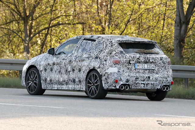 BMW 1シリーズ 改良新型プロトタイプ(スクープ写真)