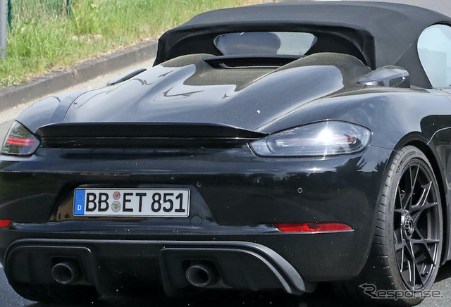 ポルシェ 718スパイダー RS プロトタイプ(スクープ写真)