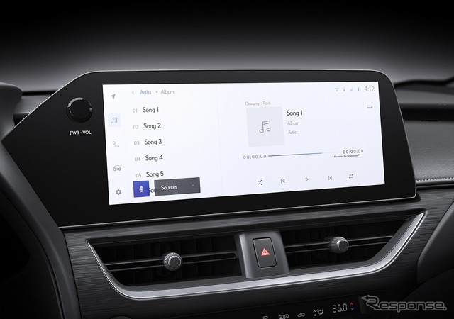 レクサス UX 12.3インチタッチディスプレイ（プロトタイプ）