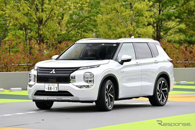 三菱 アウトランダーPHEV（レスポンス読者限定EV・PHEV試乗会）