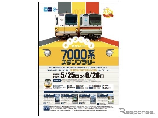 スタンプラリーのポスター。