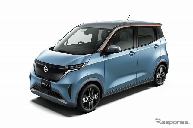 日産サクラ(ソルベブルー/チタニウムグレー 2トーン)
