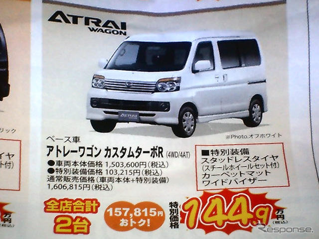 【初売り 値引き情報】新年はこのプライスでこの新車を購入する!!