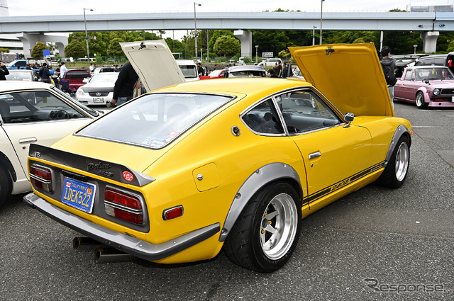 左ハンドルのホンダ フィット! US仕様で雰囲気激変…34th MOONEYES Street Car Nationals