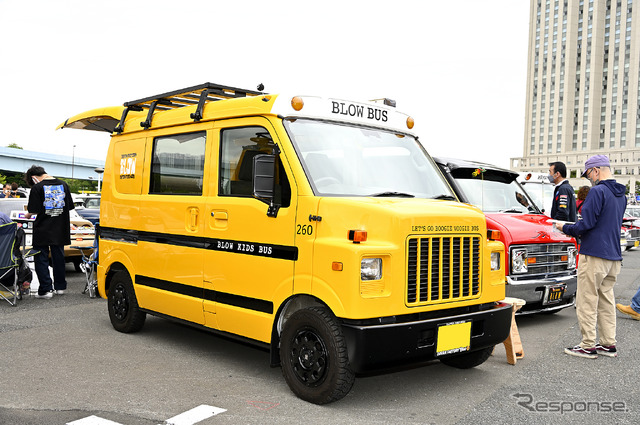左ハンドルのホンダ フィット! US仕様で雰囲気激変…34th MOONEYES Street Car Nationals