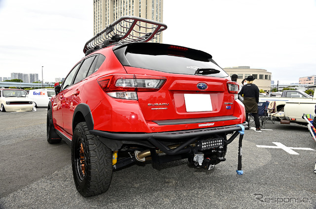 左ハンドルのホンダ フィット! US仕様で雰囲気激変…34th MOONEYES Street Car Nationals