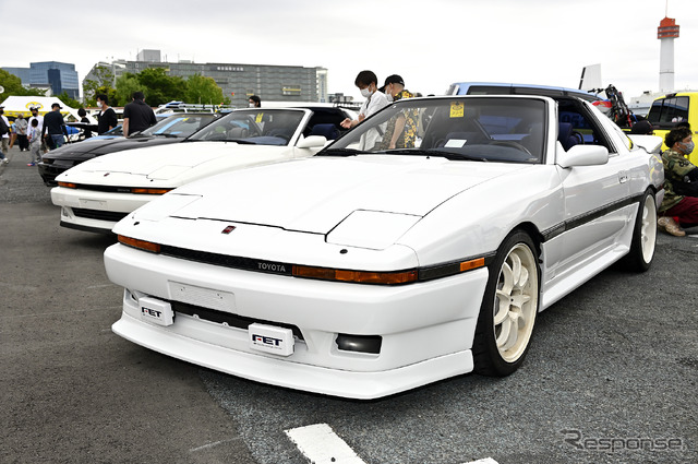左ハンドルのホンダ フィット! US仕様で雰囲気激変…34th MOONEYES Street Car Nationals