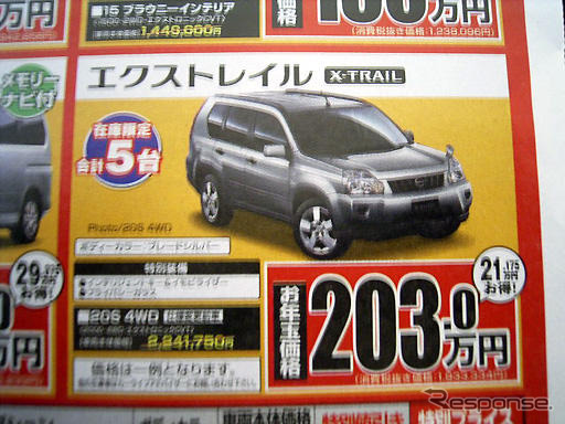 【初売り 値引き情報】新年はこのプライスでこの新車を購入する!!