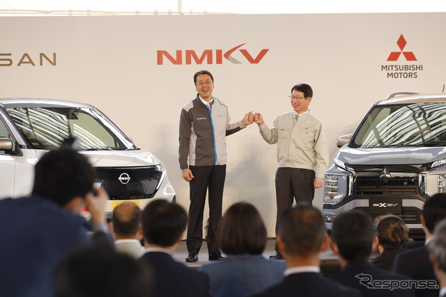 日産自動車&三菱自動車、NMKVが新型「軽電気自動車」のオフライン式を実施