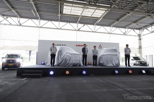 日産自動車&三菱自動車、NMKVが新型「軽電気自動車」のオフライン式を実施