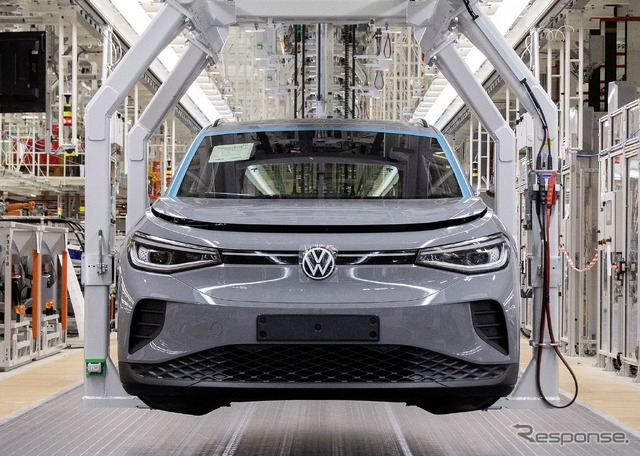 フォルクスワーゲンのドイツ・エムデン新工場で量産を開始した ID.4