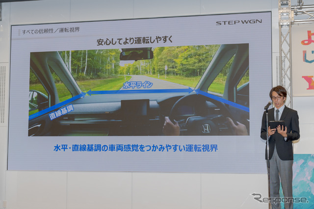 運転席からの視界が広く、初心者でも運転しやすい。