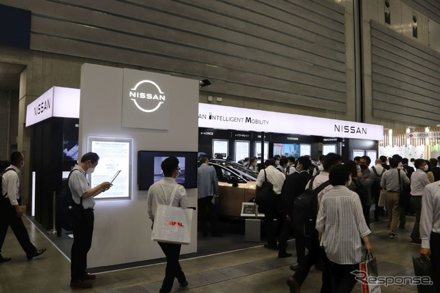 日産ブースは大盛況:人とクルマのテクノロジー2022