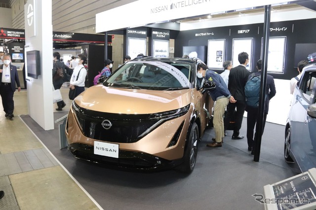 日産ブースは大盛況：人とクルマのテクノロジー2022