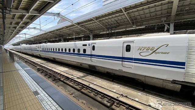 JR東海では26編成の量産車が運用に入っているN700S。