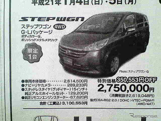 【初売り 値引き情報】新年はこのプライスで大きい車を購入する!!