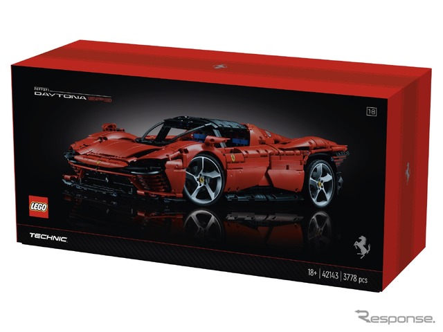 レゴテクニック・フェラーリ・デイトナSP3 (c) 2022 The LEGO Group.