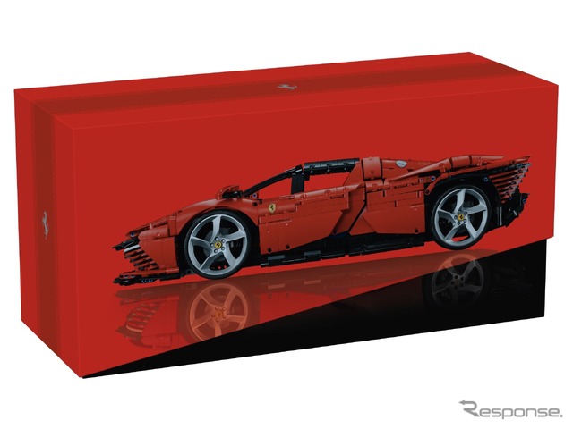 レゴテクニック・フェラーリ・デイトナSP3 (c) 2022 The LEGO Group.